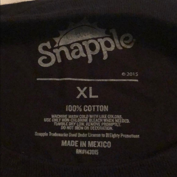 NEW Snapple Brand T Shirt - Picture 2 of 3